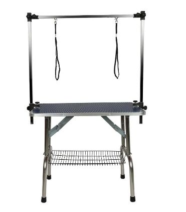 BRAND NEW Foldable Pet Grooming Bracket Stainless Steel Pet Grooming Table For Small Pet Operating Table Rubber Surface Bath Desk