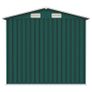 Garden Shed Green 205x129x183 cm Galvanised Steel Image 6