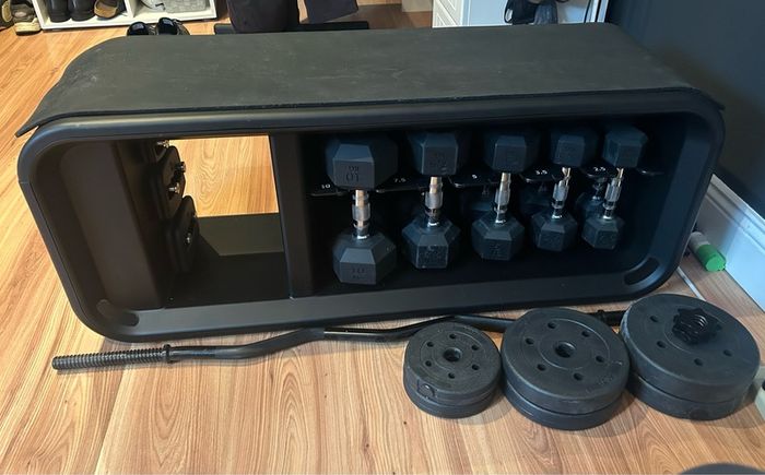 techno gym weights and bench