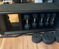 techno gym weights and bench