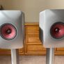 KEF LS50 Meta - Titanium as new pristine legendary LS50 bookshelf loudspeaker. Equipped with the 12th generation Uni-Q Image 3