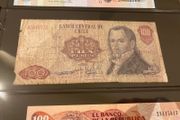 Chile 100 pesos 1980 banknote