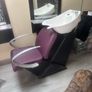 Hair salon chair and basin Image 2