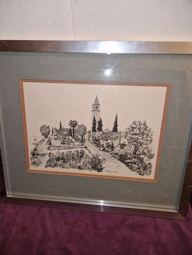 Vintage print of Lovrecica 1978