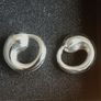 Tiffany & Co Elsa Peretti eternal circle sterling silver earrings Image 2