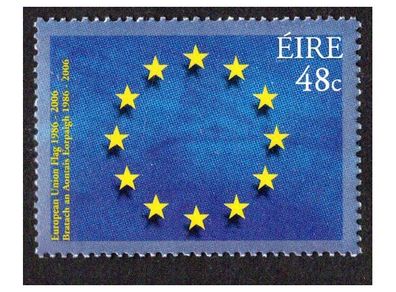 2006 Ireland 20th Anniversary of The European Union Flag Commemorative Stamp Mint Never Hinged (MNH)