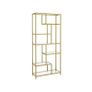 Bookcase with 6 shelves ink black - transparent glass Image 6