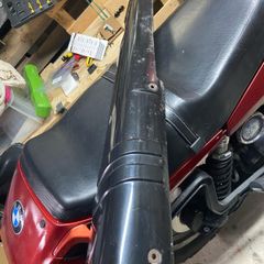 Exhaust shield for k100rt BMW motorbike