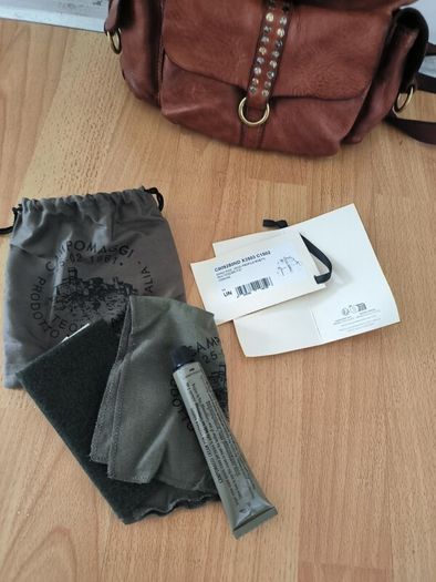 Campomaggi leather backpack