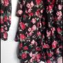 Chiffon Floral Tiered Hem Dress Image 4