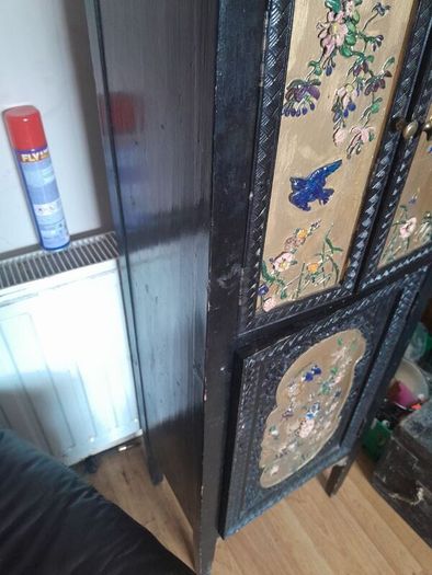 old wooden cabinet