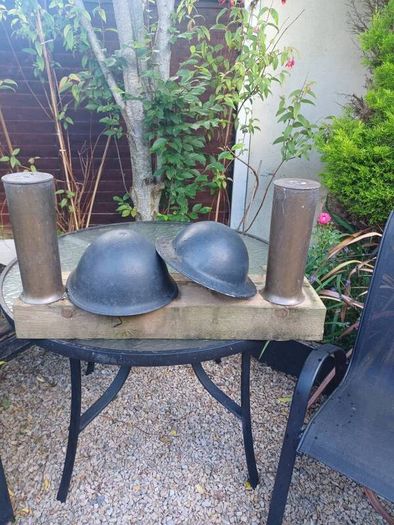 Antique, Military,Army Helmets