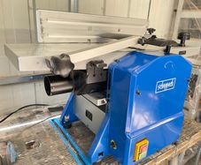 Scheppach HMS850 Planer Thicknesser, 1250W 8000rpm, 204mm Width, 120mm Height, Hand Crank Height Adjustment + new blades