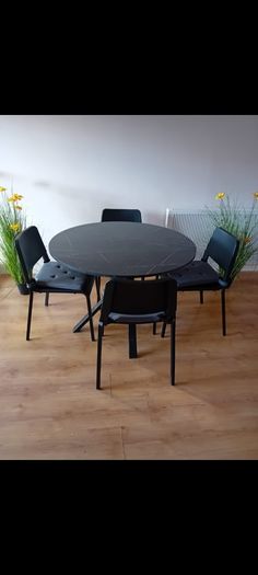 Table and 4 chairs