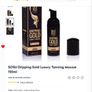 So Su Suzanne Jackson Dripping Gold Luxury Tanning Ultra Dark Mousse Image 3