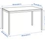 White table ikea Melltorp Image 2