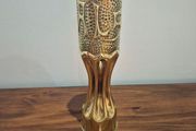 Unique WW1 Trench Art Brass Vase (75mm French Field Gun)