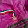 Eleven Elfs Khaki Green Pink Trim Padded Quilted Puffer Jacket Down Size S Image 4