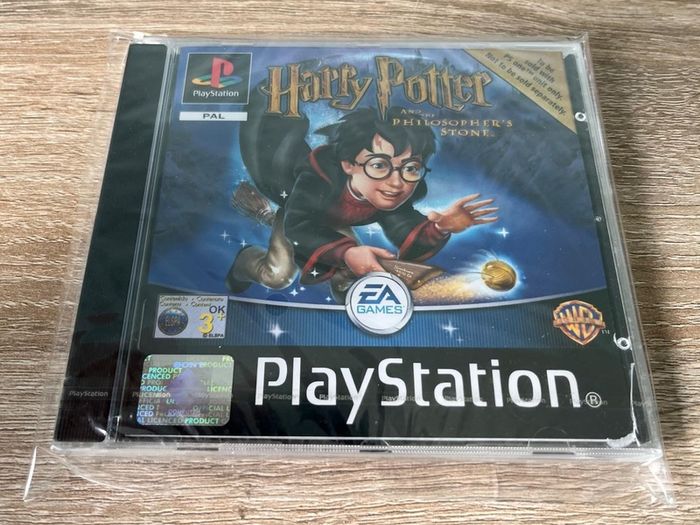 Harry Potter & Philosopher's Stone for PlayStation 1 (PS1) / NEW & SEALED / FREE SHIPPING / Compatible with PS2 & PS3