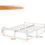 King Size Bed Frame,Metal Platform Bed Frame Image 8
