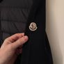 Navy Men's Moncler jacket Image 4