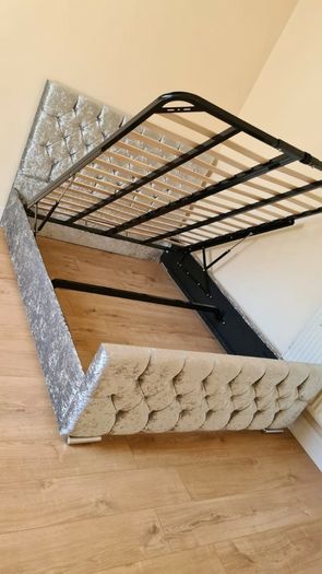 New Monaco Double & King Size Bed Frame With Mattress Opt