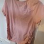 Girls Pink Sequence Tshirt Image 3