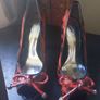 Karen Millen leather snakeskin print shoes (free post) Image 2