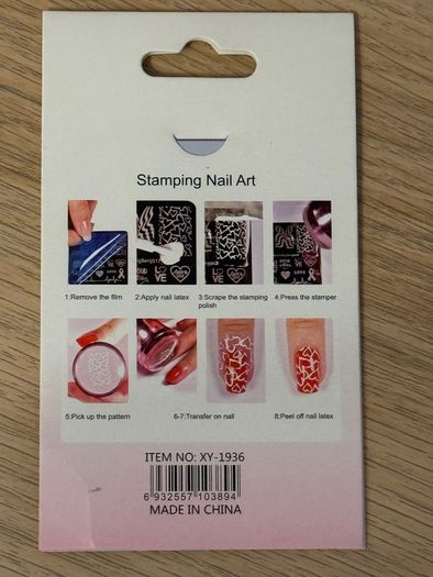 nail stamping plate