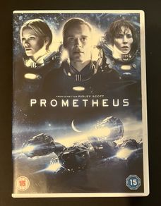 Prometheus. DVD Movie. Staring Noomi Rapace, Michael Fassbender, Charlize Theron and Guy Pearce.