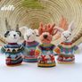 20 x 30g Balls of Assorted Double Knitting Yarn, Colored Acrylic Yarn Set with 2 Crochet Hooks, 2 Needles, 8 Crochet Image 6