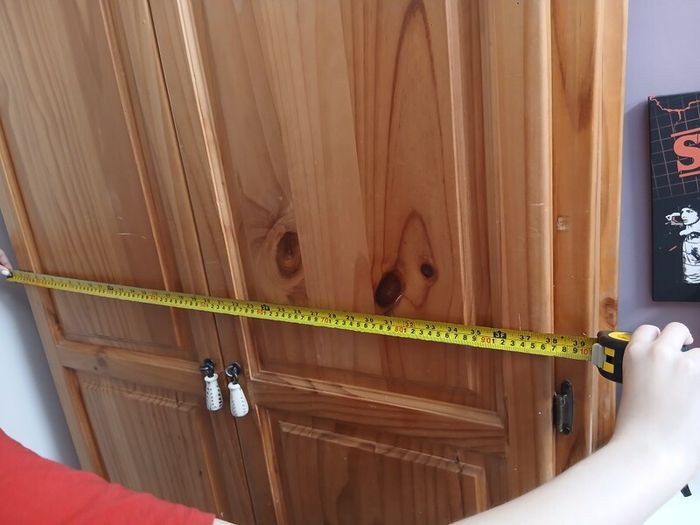 solid wood wardrobe