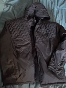New Balance puffer hoodie jacket Emporio Armani rain Jacket hoodie