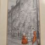 Framed Roisin O Shea Print 1991 Henrietta Street Dublin Image 2