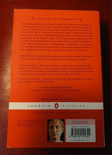Suetonius / The Twelve Caesars / Penguin Anniversary Edition/ 2006