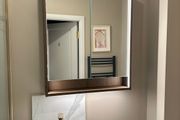 LED Bathroom Mirror Cabinet with Shelf Ikea Faxalven