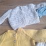 Baby Hand Knitted Jumpers, Bundle of 5, Various Sizes Image 3