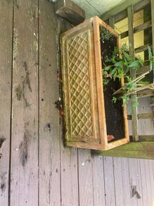 Teracotta stone planters x 2