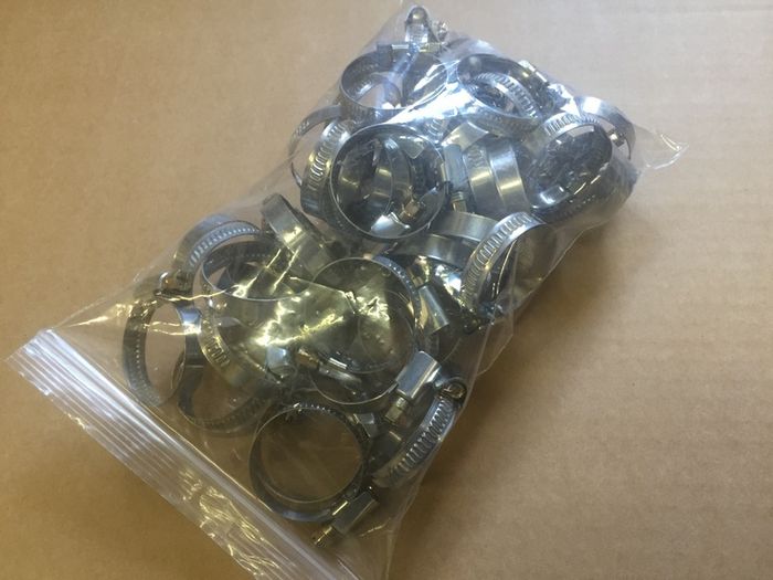 Jubilee clips bag of 50