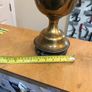 1800 s Vintage Oil Brass Lamp Image 8