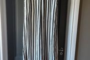 ZARA B&amp;W wide leg stripped culottes Size XS/8
