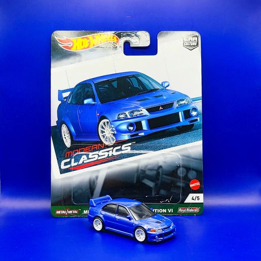 Hot Wheels Premium Mitsubishi Lancer Evolution VI, used, mint.