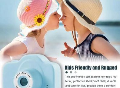 SKYTONE Kids Digital Camera + Video Recorder (Blue)