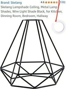 black lampshade