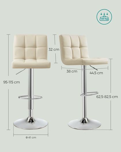 2 x new home bar business stools - FREE Delivery