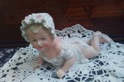 Vintage Bisque Piano Baby