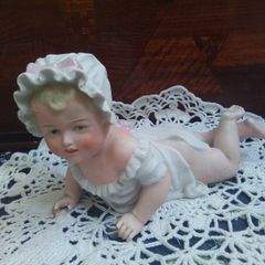 Vintage Bisque Piano Baby