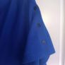 Royal Blue Poncho with button detail Image 2