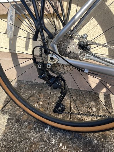 Boardman Gravel Bike hardly used. Stored in Shed.