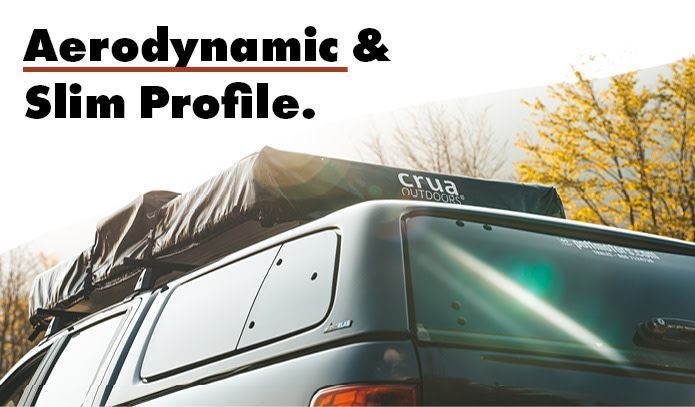 Crua Aer 2-3 Person Rooftop Tent With Ladder In Green With Gray Flysheet - New From Our Warehouse - Collection Only & Free Installation